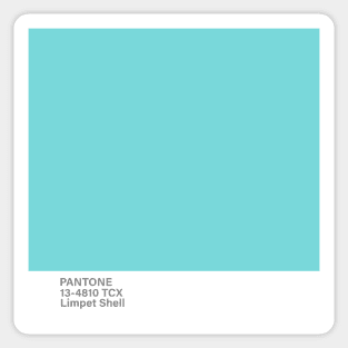 pantone 13-4810 TCX Limpet Shell Sticker